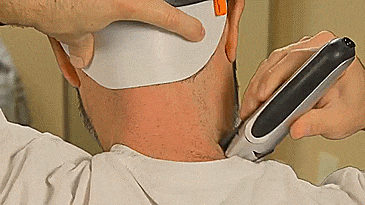 Barber's Edge Hairline Trimmer - DIY Neckline trimmer - Lets you trim your own neck