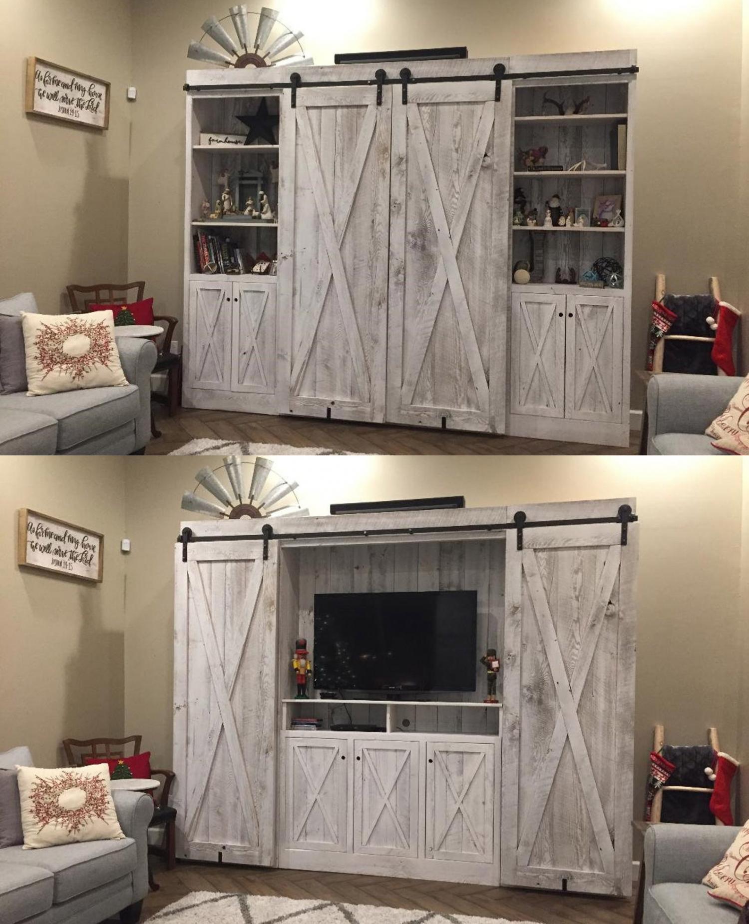 baby gate for entertainment center