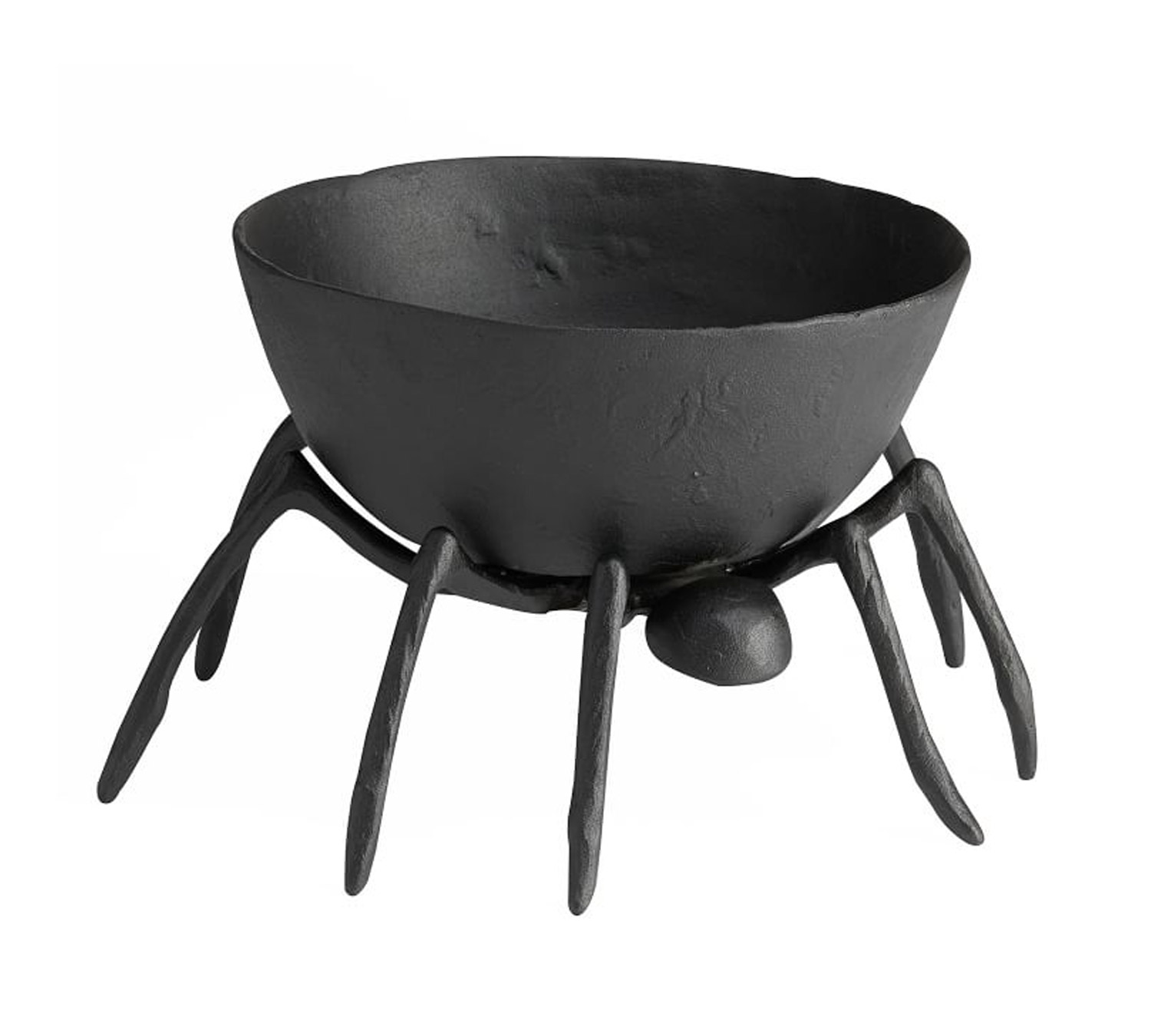 Metal Spider Shaped Halloween Candy Bowl