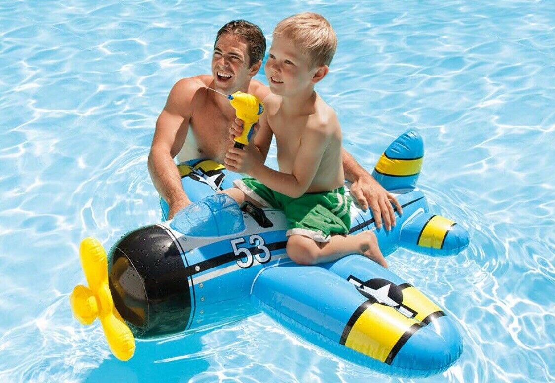 pool float with water guns