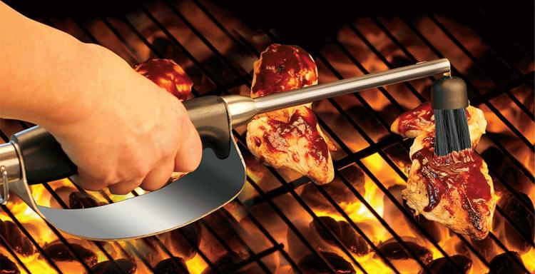 Grill Daddy Hand Heat Shield Tongs