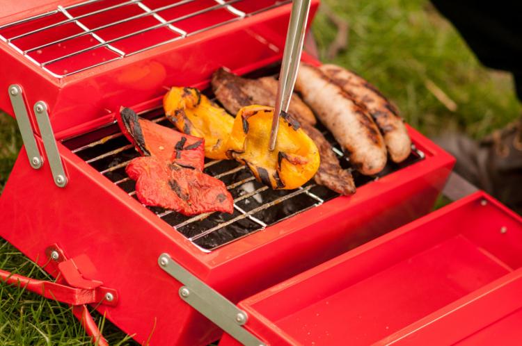 BBQ Toolbox - Mobile Travel Grill Looks Like a Toolbox