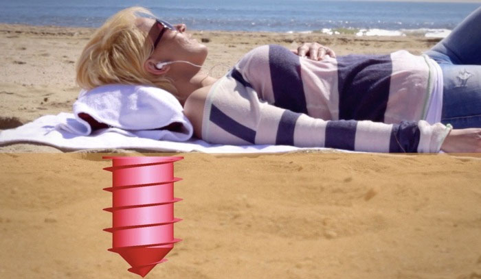 Beach Vault Conceals Your Valuables At The Beach
