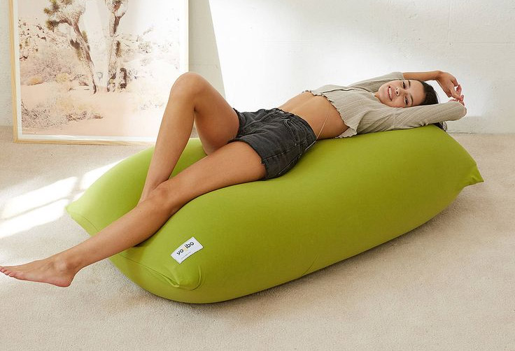 bean bag bed with built in blanket and pillow