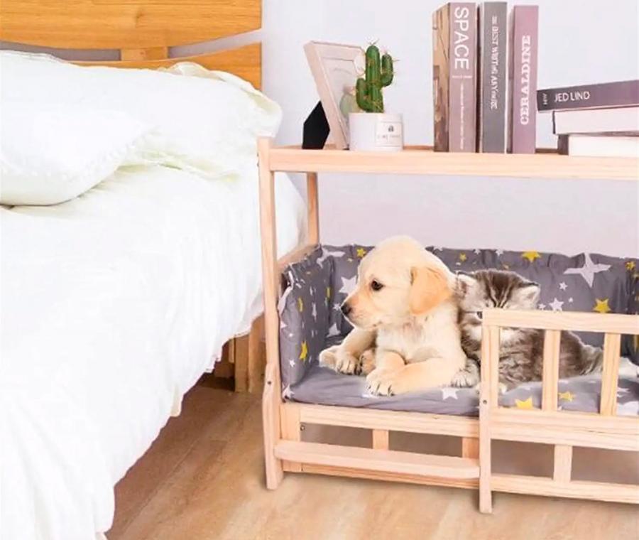 This Bedside Table Dog Bed Is a Genius Idea For Your Pooches That Love