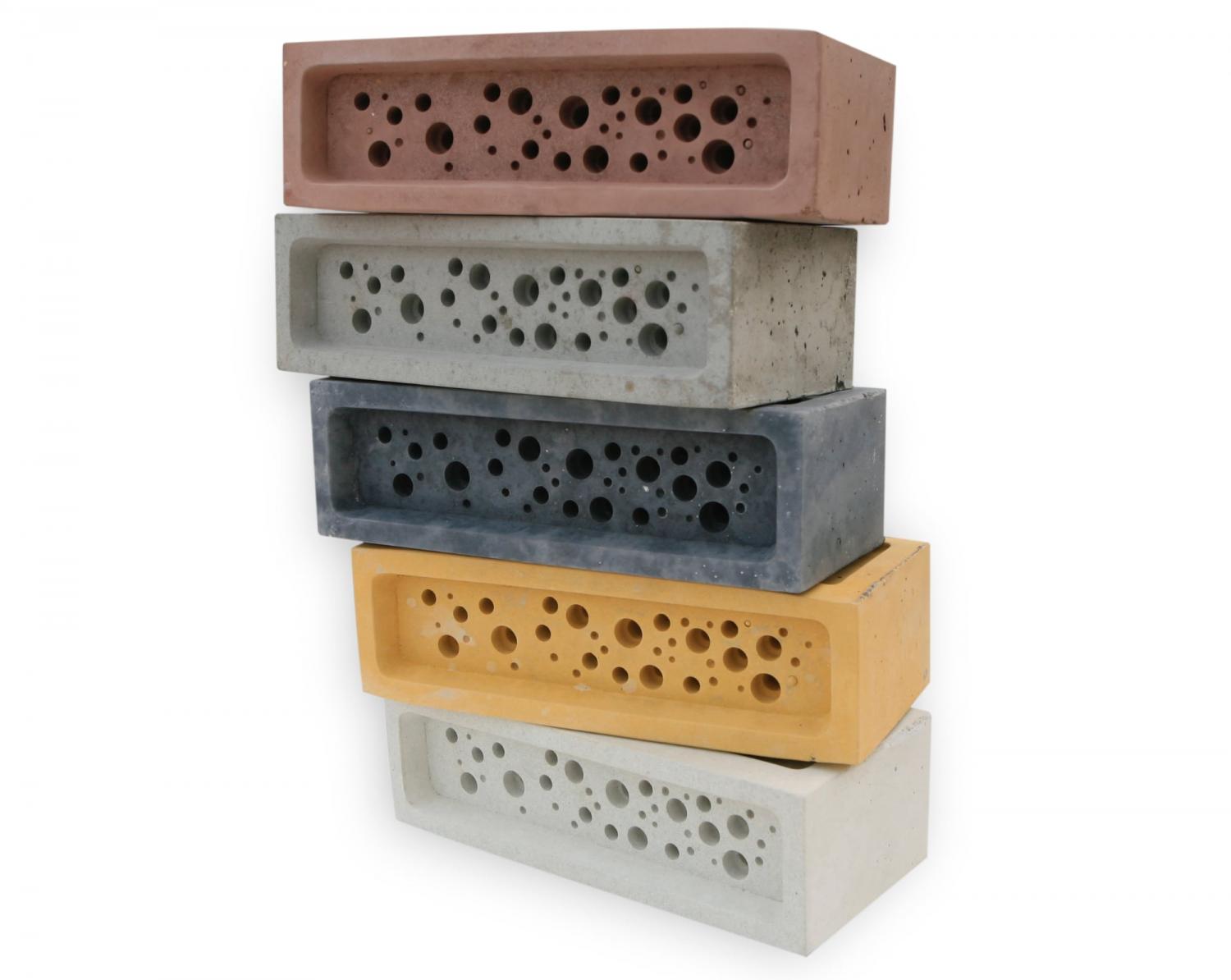 Bee bricks home for bees to live safely
