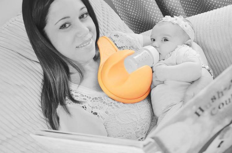 Beebo - Hands Free Baby Bottle Holder