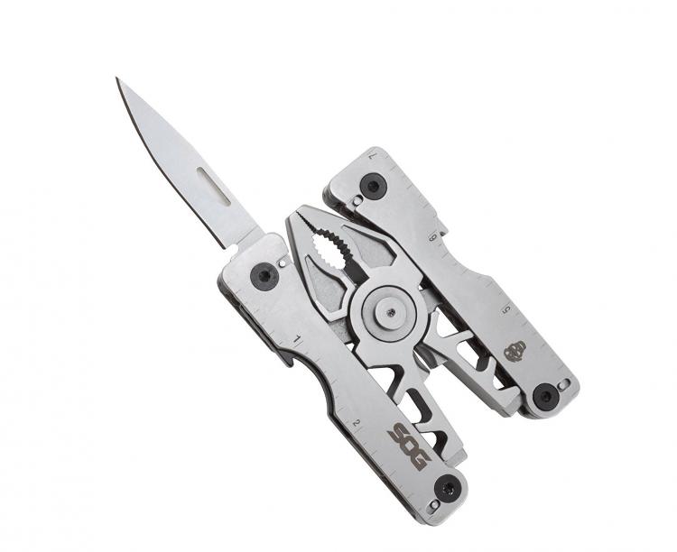 SOG Sync II - Belt Buckle Multi-tool - Belt buckle that's filled with tools