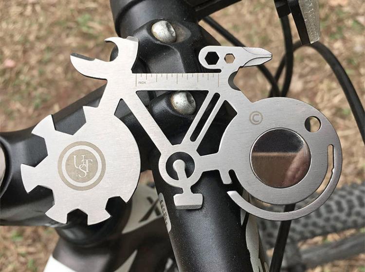 Bicycle Shaped 10-in-1 Multi-Tool - Bike survival multi-tool