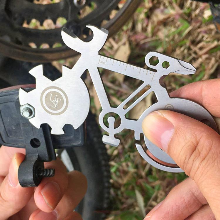 Bicycle Shaped 10-in-1 Multi-Tool - Bike survival multi-tool