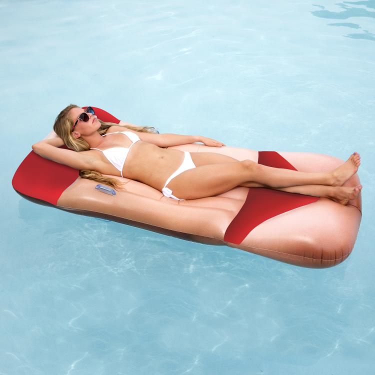 Bikini Babe Pool Float - Giant girl in bikini torso pool float
