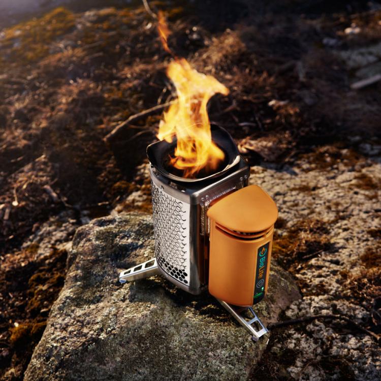 Biolite Wood Burning Camping Stove Charges Your Phone - Phone Charging Campstove