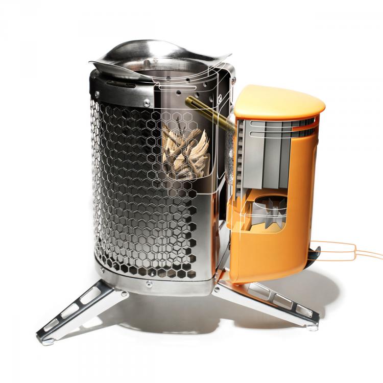 Biolite Wood Burning Camping Stove Charges Your Phone - Phone Charging Campstove