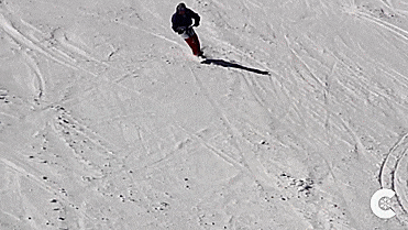 Black Ice Snow Scooter - GIF