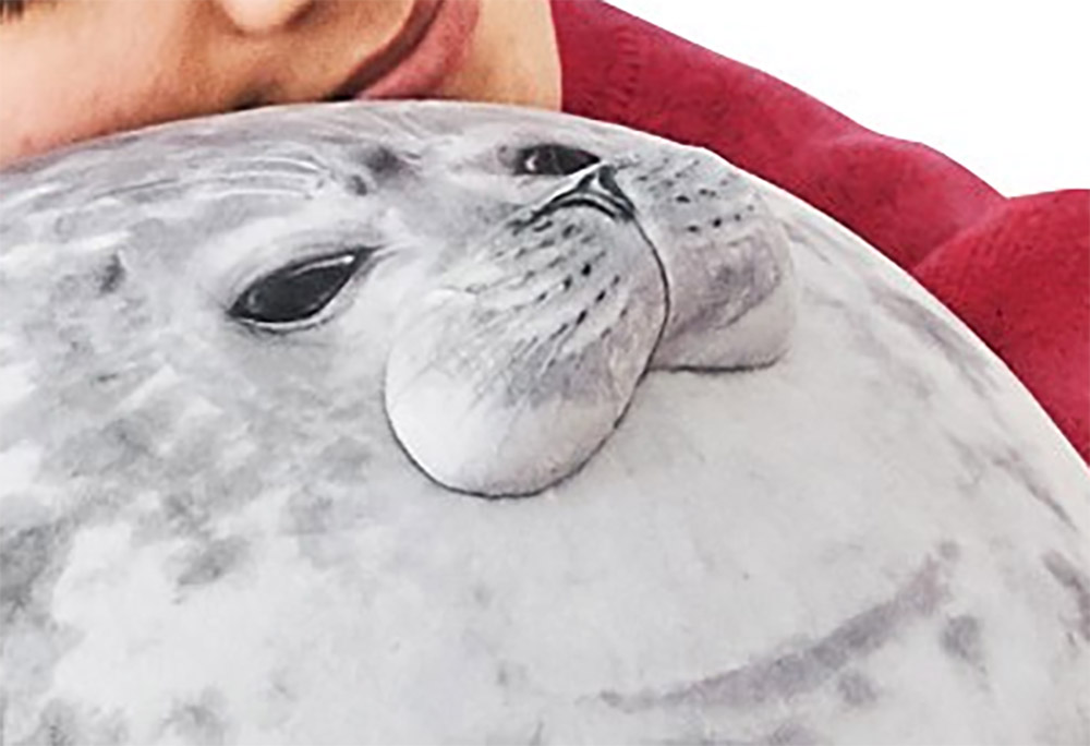 harbor seal pillow