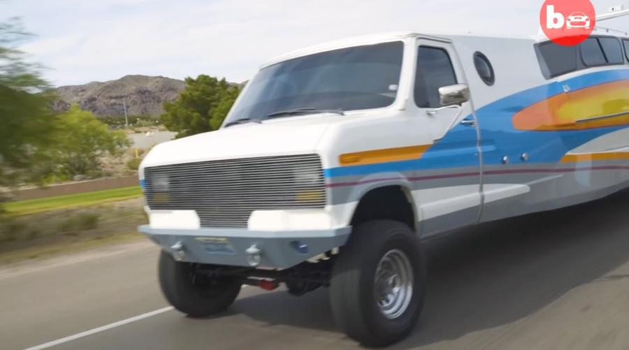 This Retro Boat is the Ultimate Conversion Van, Taking Parts from