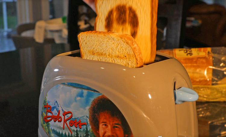 Uncanny Brands Bob Ross Toaster - Toasts Bob's Iconic Face onto Your Toast,  1 - Pick 'n Save