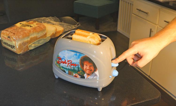 Bob Ross Toaster Toasts Bob Ross Face Onto Toast