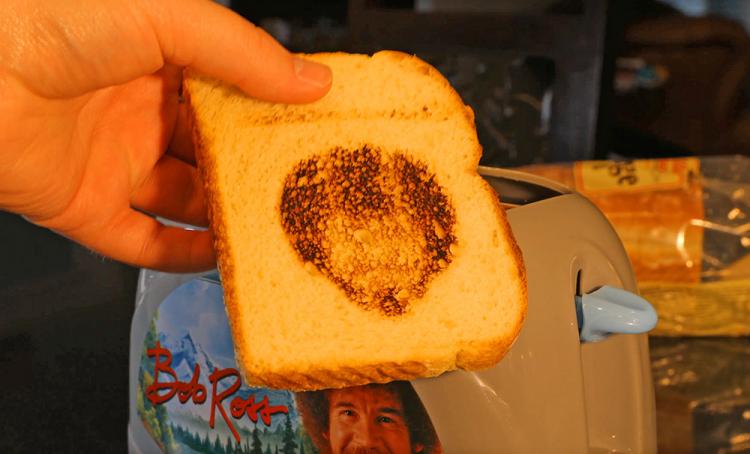 Uncanny Brands Bob Ross Toaster - Toasts Bob's Iconic Face onto Your Toast,  1 - Pick 'n Save