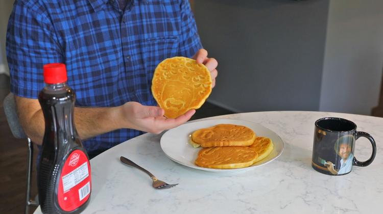 Bob Ross Waffle Maker