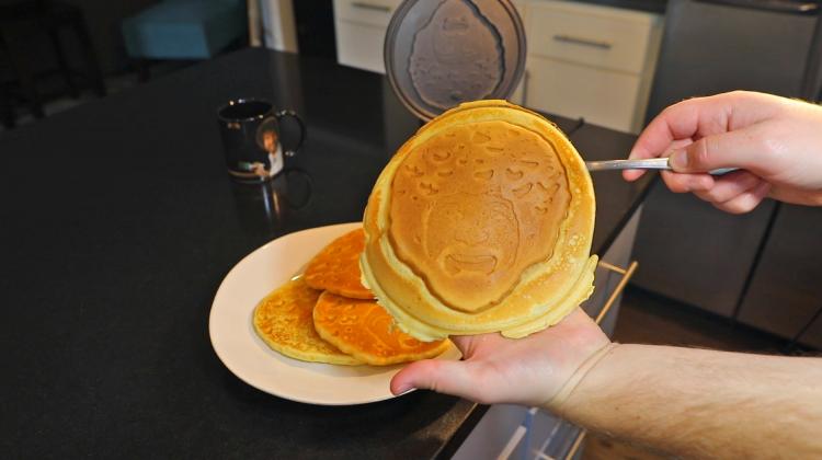 Bob Ross Waffle Maker