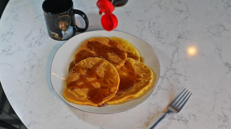 Bob Ross Waffle Maker