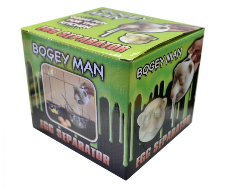 Bogeyman - Booger Man Snot Nose Egg Separator - Disgusting dripping nostril egg white separator