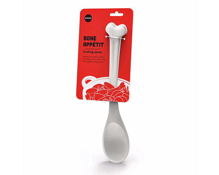 Bone Appétit Spoon: A Bone Shaped Cooking Spoon