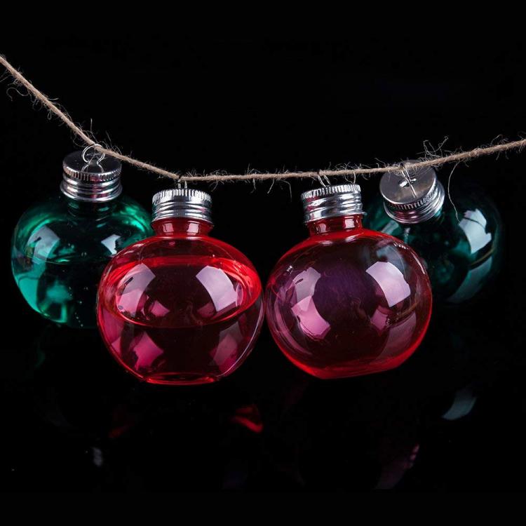 Fill ornaments with shots of liquor and have a very merry Christmas