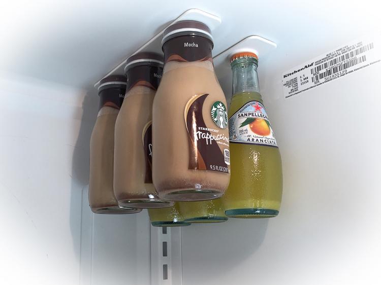 Beverage Buddy - Magnetic Refrigerator Bottle Holder (Holds 6 Bottles)