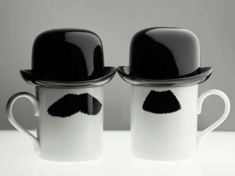 Bowler Hat Sugar Bowl - Bowler Hat Sugar Cube Holder