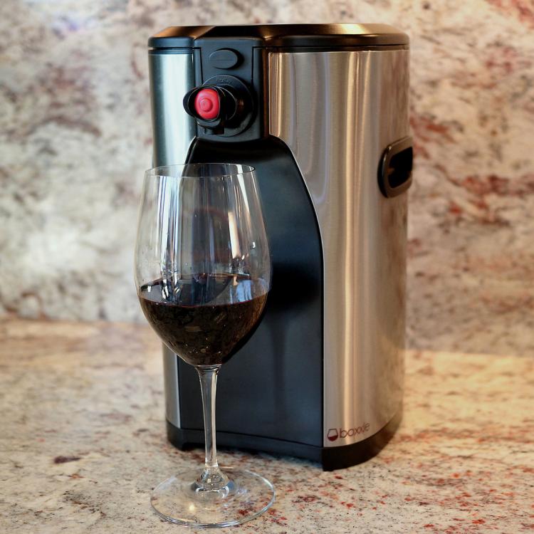 Boxxle: Stainless Steel Classy Boxed Wine Dispenser