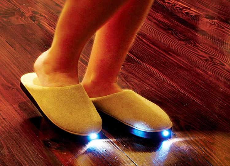 Bright Feet Lighted Slippers 