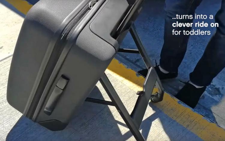 Buggy Bagrider Lets You Tow Your Child On Your Luggage While Traveling