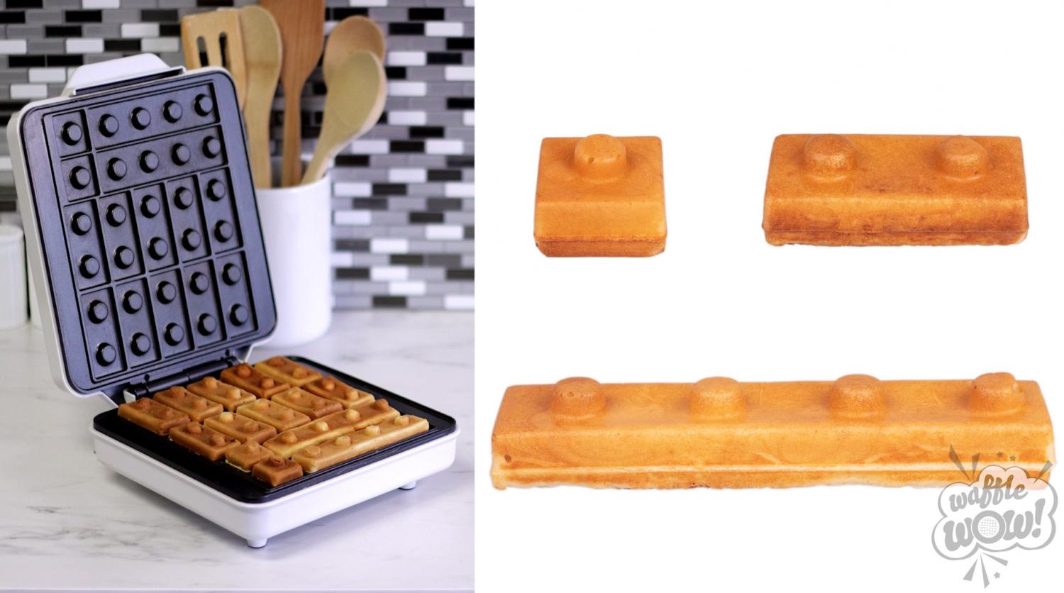 Waffle Maker That Creates LEGO Style Building Bricks