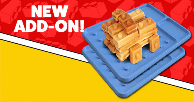 Lego block waffle online maker