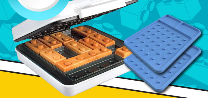 Building block waffle maker hot sale