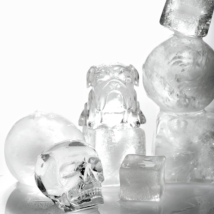 This Bulldog Ice Mold Makes Bulldog Shaped Ice Cubes