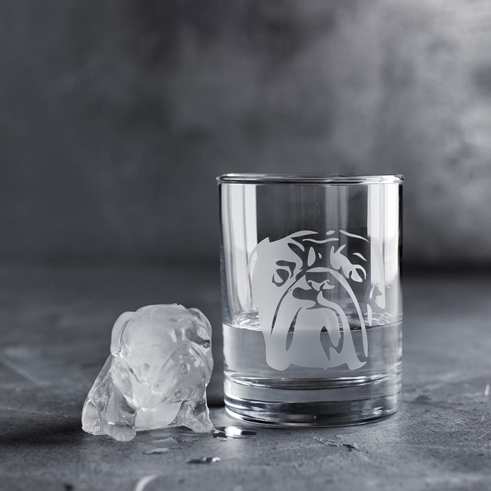 Bulldog Ice Mold Makes Bulldog shaped ice cubes