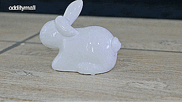 Bunny Cotton Ball Dispenser - Bunny Rabbit Butt cotton ball holder