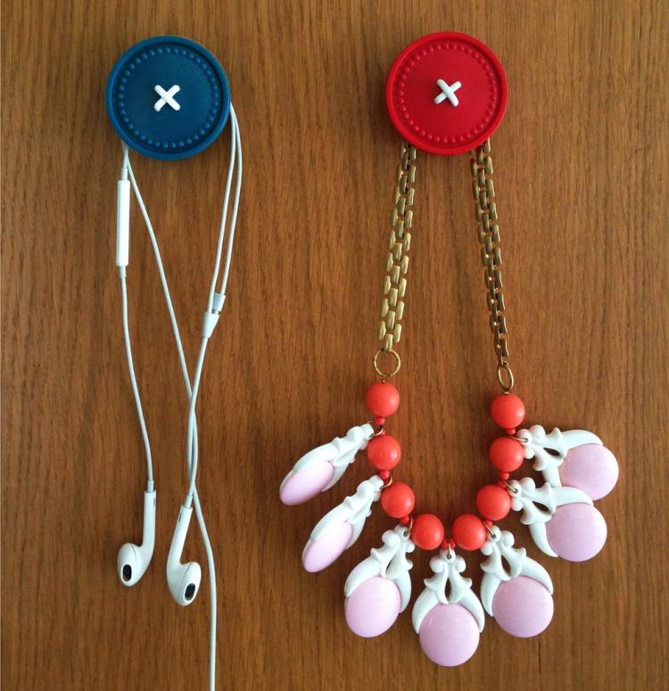 Button Up Magnetic Towel Holder Button