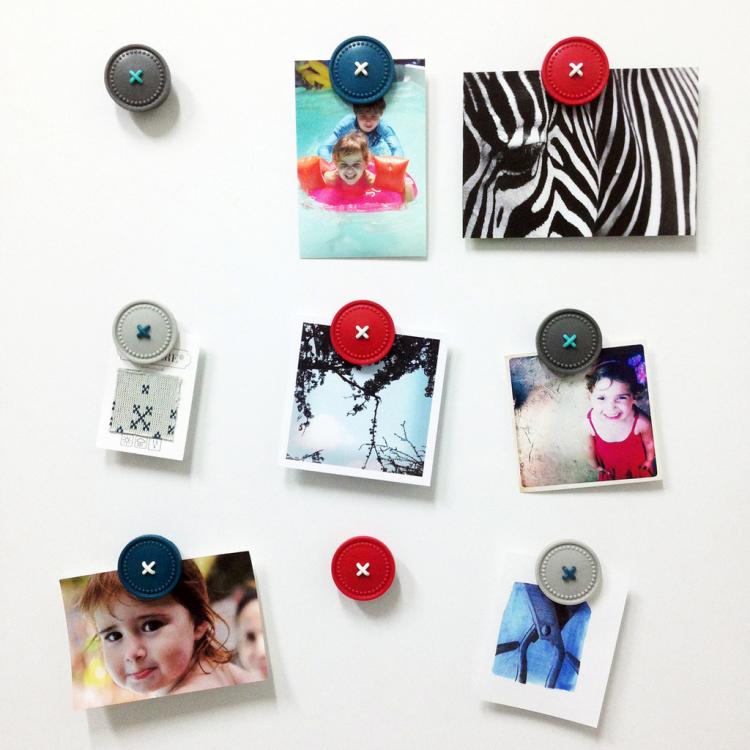Button Up Magnetic Towel Holder Button