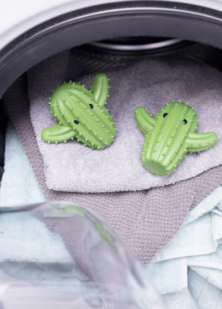 Cactus Shaped Dryer Balls - Cactus Clothing Laundry Aerators