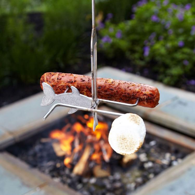 This Campfire Fishing Rod Lets You Roast Marshmallows for the Ultimate  S'mores Experience