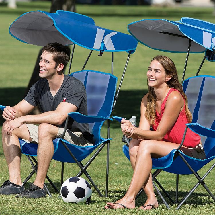 Folding chair discount with rain shield