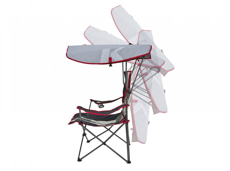 Canopy Chair Lawn Chair With A Sun Guard - Kelsyus pull-up canopy chair