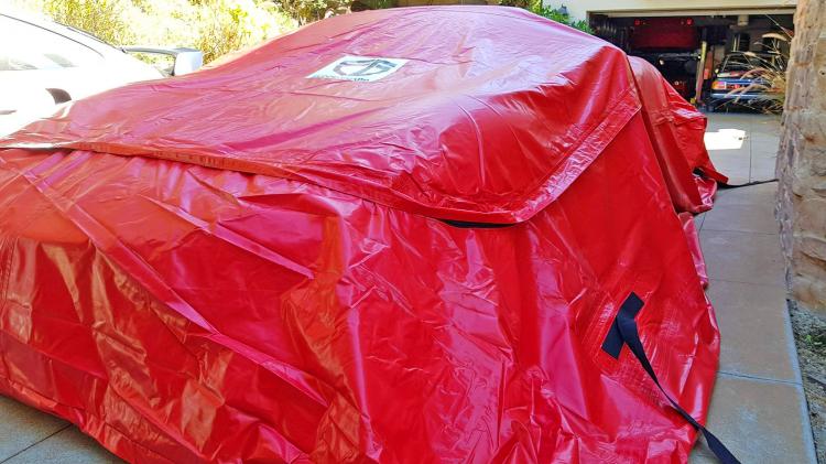 Car Flood Guard: Stores Your Car In Giant Bag For Flood Protection