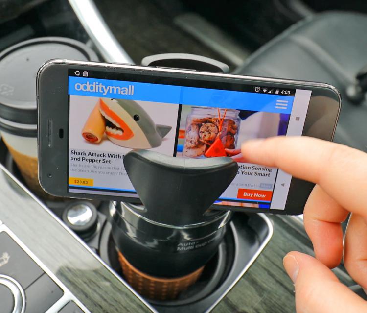 Smart Multi-Cup Car Cup-Holder and Storage