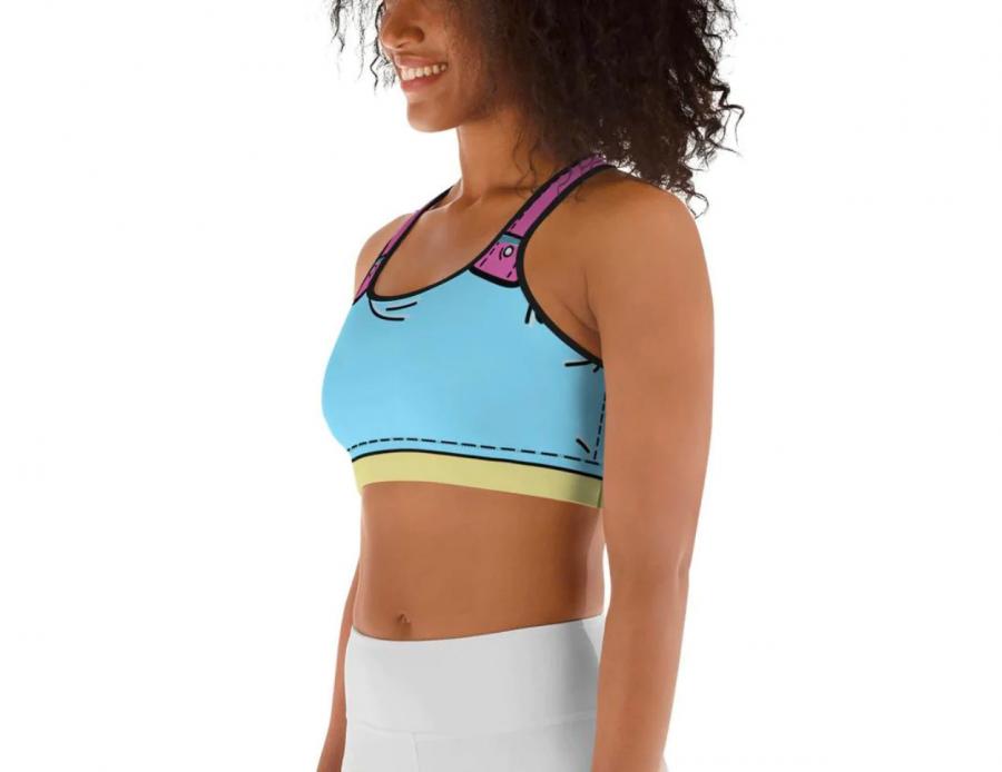 Cartoonized Sports Bra