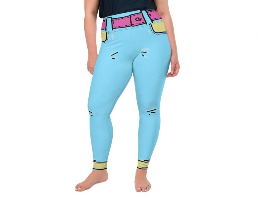 These Cartoonized Leggings Turn You Into a 2D Cartoon Character